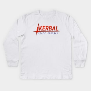 Kerbal Space Program KSP Squad Print Original Fashion Style Kids Long Sleeve T-Shirt